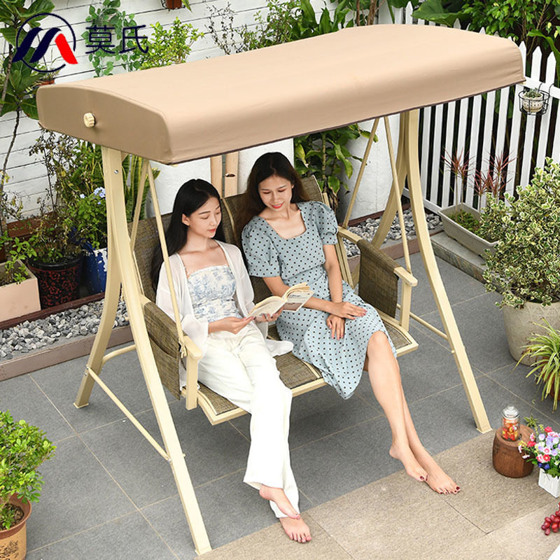 户外秋千庭院花园铁艺摇椅室外阳台休闲网红吊椅家用双人秋千,住宅家具,户外秋千,淘宝优惠券,粉丝福利购,淘宝优惠卷