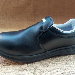 防滑防油厨师鞋 捡漏韩单塑钢头防砸轻便安全防护皮鞋 劳保工作鞋