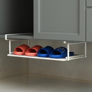 架浴室柜下拖鞋挂架卫o生间置物收纳神器支架洗手盆台下洗漱台悬