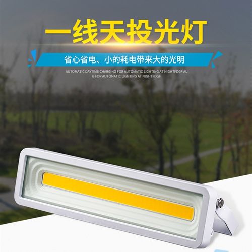 led射灯5e0wj户外室外长条投光灯防水路灯100w200W超亮广告灯投射