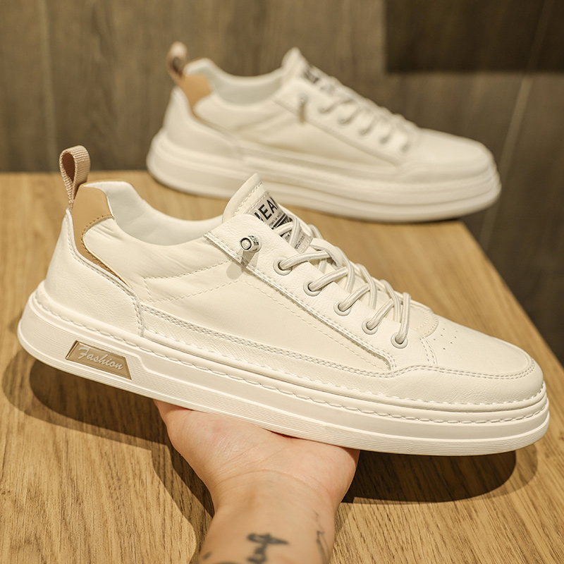 一脚蹬男鞋夏季透气西装小白鞋男免系带休闲帆布板鞋男士鞋子潮款