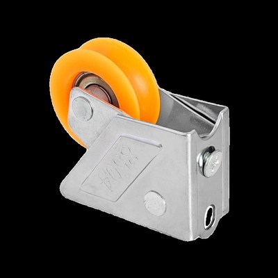 8504老式铝合金门窗滑轮左右推拉窗户带轴承滚轮子平移门承重双轮