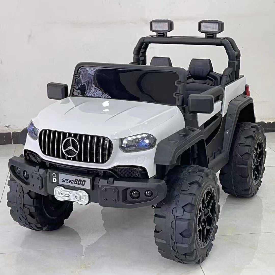 儿童电动四轮车大越野奔驰可坐人小孩男女宝宝玩具车电瓶童车共享