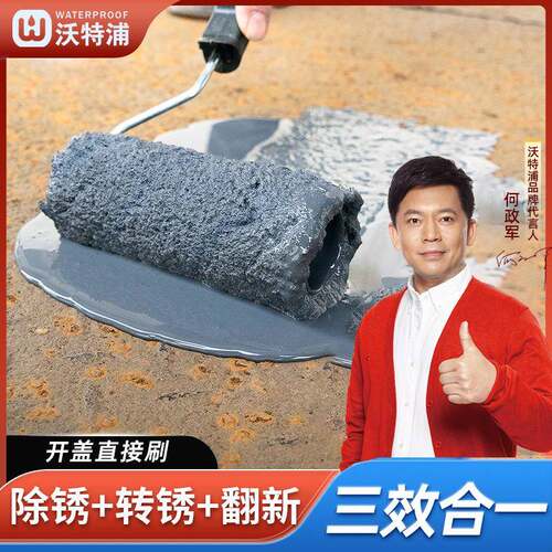沃特浦铁锈转化剂免除锈彩钢瓦翻新专用油漆防腐固锈免打磨金属漆