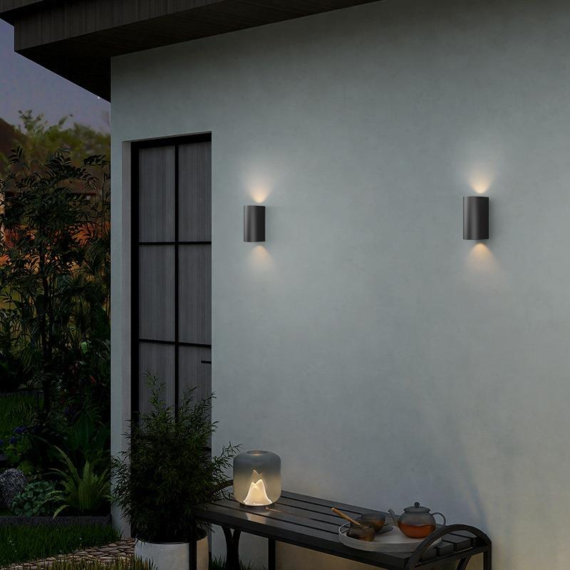 现代简约户外防水装饰氛围别墅大门楼梯LED照明灯超亮防雨