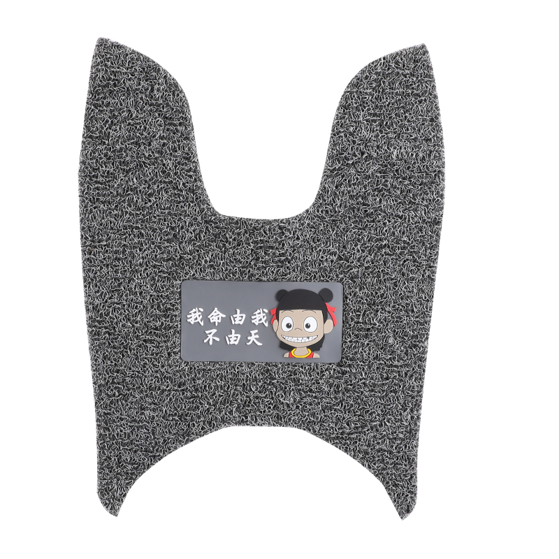 呆头呆脑适用 济南铃木轻骑UY125T摩托车脚踏垫丝圈厚防滑水新款