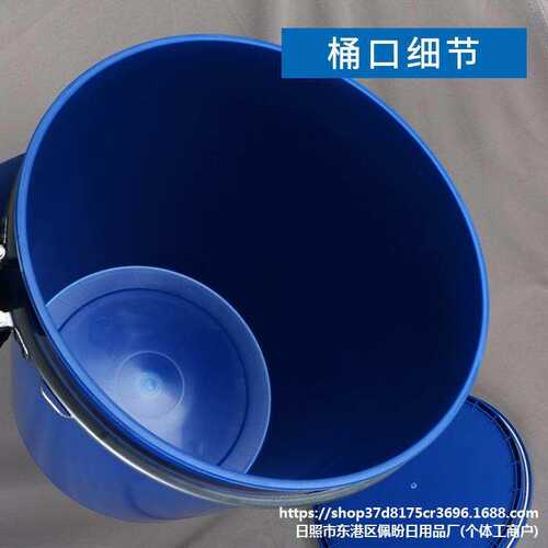 30升铁箍桶 60斤涂料桶法兰桶 30L广口桶 废液桶泔水桶