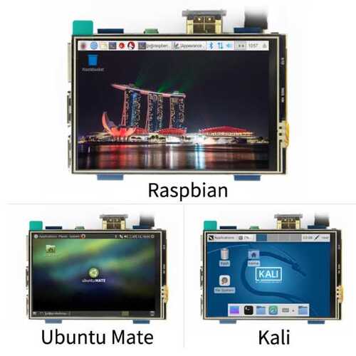 树莓派3.5寸LCD HDMI IPS显示屏触摸屏 zero w 3B/4B