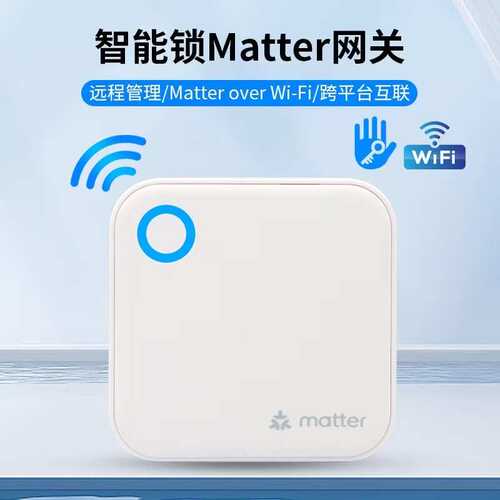 G6 通通锁无线网关Matter智能锁远程设置好房管家APP科技侠跨境
