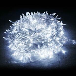 高档LE小彩灯闪灯串灯满天D星灯串户外防水七彩变色房间装 家用霓