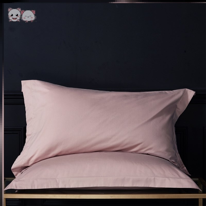 加大枕套50x80纯棉100全棉一对装枕头套60x90cSm特大号酒店大尺寸