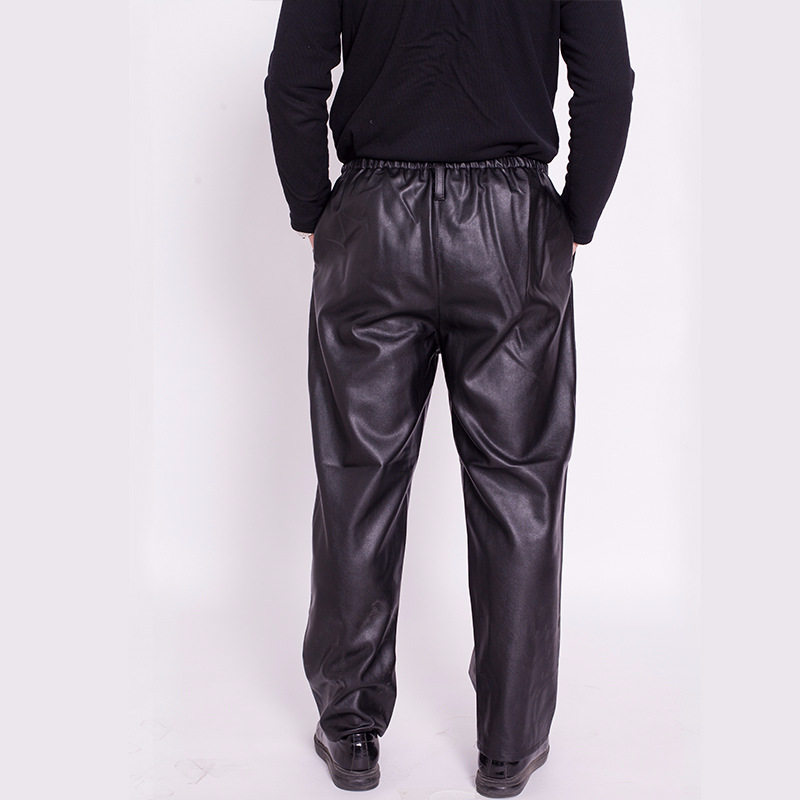 薄款男女防油防水喷漆厨师耐磨防风机车修车中老年宽松休闲裤皮裤,男装,休闲裤,淘宝优惠券,粉丝福利购,淘宝优惠卷