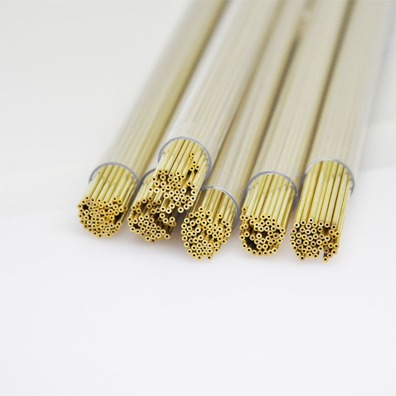 穿孔机铜管电极管电极丝打孔机细孔放电铜管单孔黄铜管0.3-3.0mm