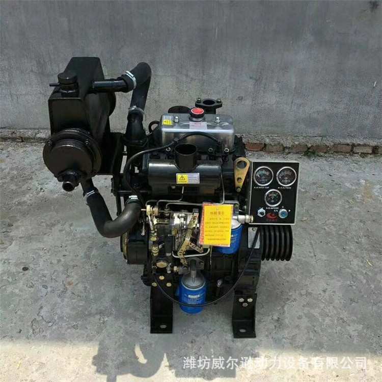 小型双缸柴油机双缸柴油机水冷船用两缸发动机船用柴油机内燃机