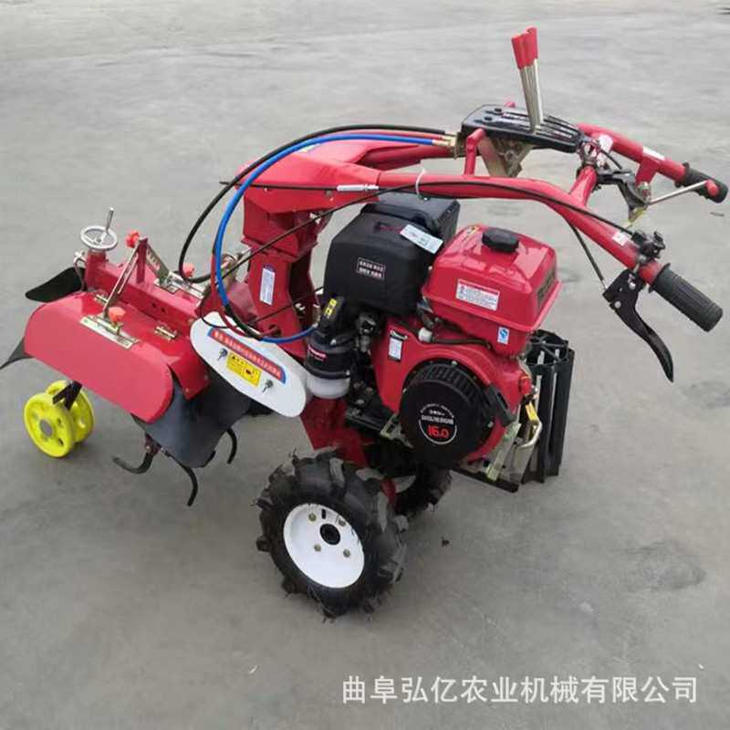 土豆魔芋种植开沟培土机大马力手扶管理机大葱大姜封沟起垄覆土机