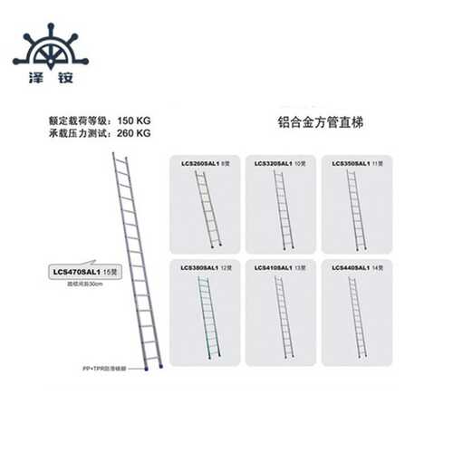 金锚轻型铝合金直梯 LCS590SAL1 LCS620SAL1