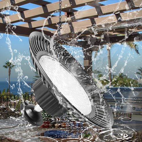 户外防水照明灯室外露天防雨吊灯路灯花园棚架灯游泳馆雨棚工矿灯