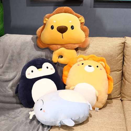 汽车抱枕被子两用午睡毯小枕头午休小号学生抱枕靠垫儿童睡觉神器