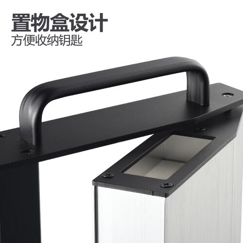 智能锁展示架指纹锁开关门锁架铝合金R高端旋转锁架子