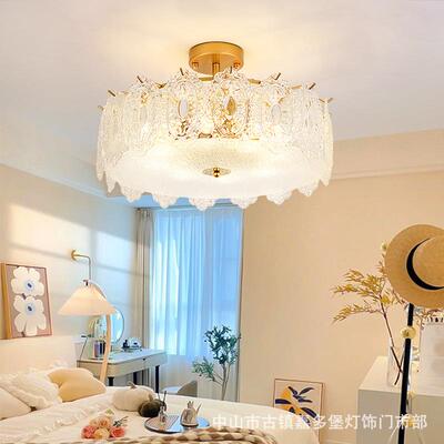 法式轻奢客厅水晶吊灯网红后现代简约创意卧室餐厅灯温馨浪漫灯具