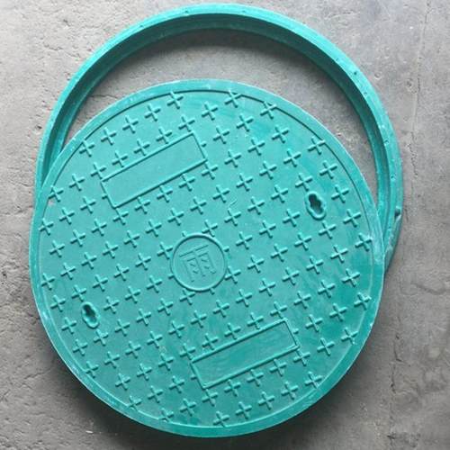 复合树脂井盖重型弱电雨水检查井绿化带SMC树脂圆形井盖电缆沟