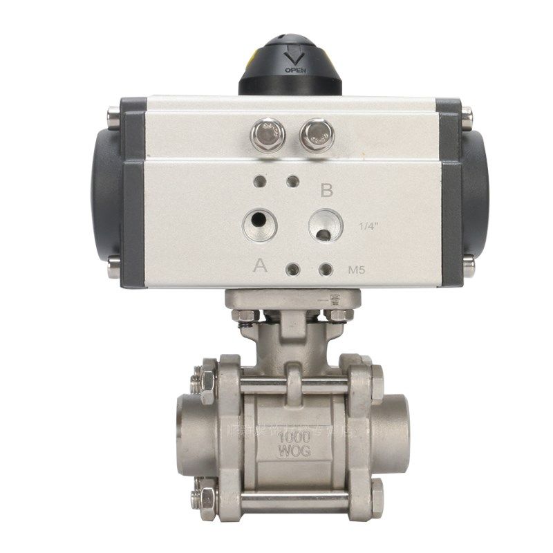 气动三片式焊接球阀 Q661F-16P 焊接 气动球阀 不锈钢焊接球阀,农用物资,可移动滴灌袋,淘宝优惠券,粉丝福利购,淘宝优惠卷