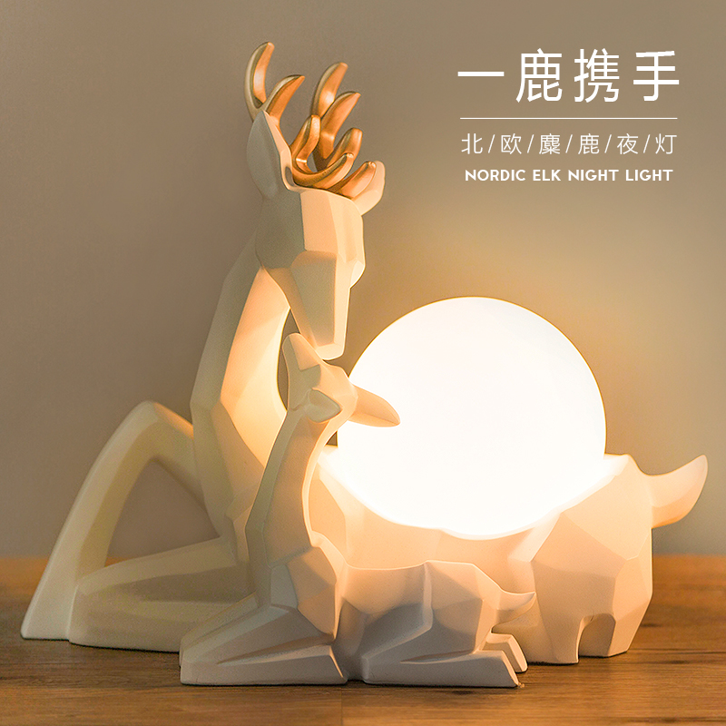 结婚礼物送新人闺蜜订婚新房装饰摆件搬新家贺礼品乔迁新居实用灯