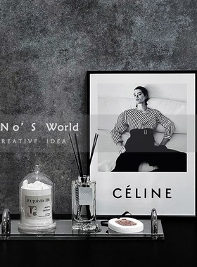 洗手台摆件轻奢黑白装饰画浴室装饰卫浴套装卫生间组合Z洗手间香