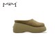 复古美拉德 磨砂皮厚底包头鞋 2024秋冬柔软轻便潮流一脚蹬半拖