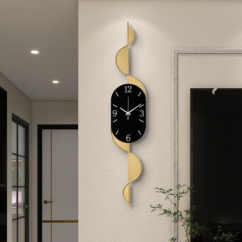 2025新款挂钟客厅家庭时尚现代简约免打孔石英钟S创意装饰极简钟