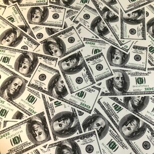 美钞pu皮革美元桌垫桌布 防水拍摄背景 手工裁剪45*45厘米