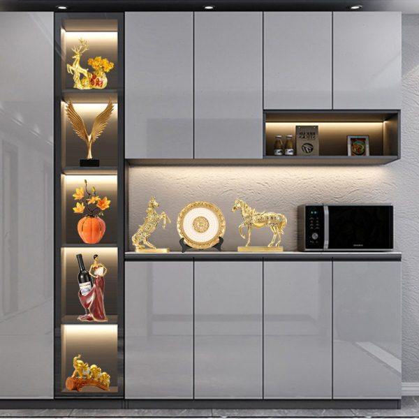 现代轻奢红酒架摆件高档家居客厅酒柜装饰品创意电视柜室内摆设品,家居饰品,户外/庭院摆件,淘宝优惠券,粉丝福利购,淘宝优惠卷