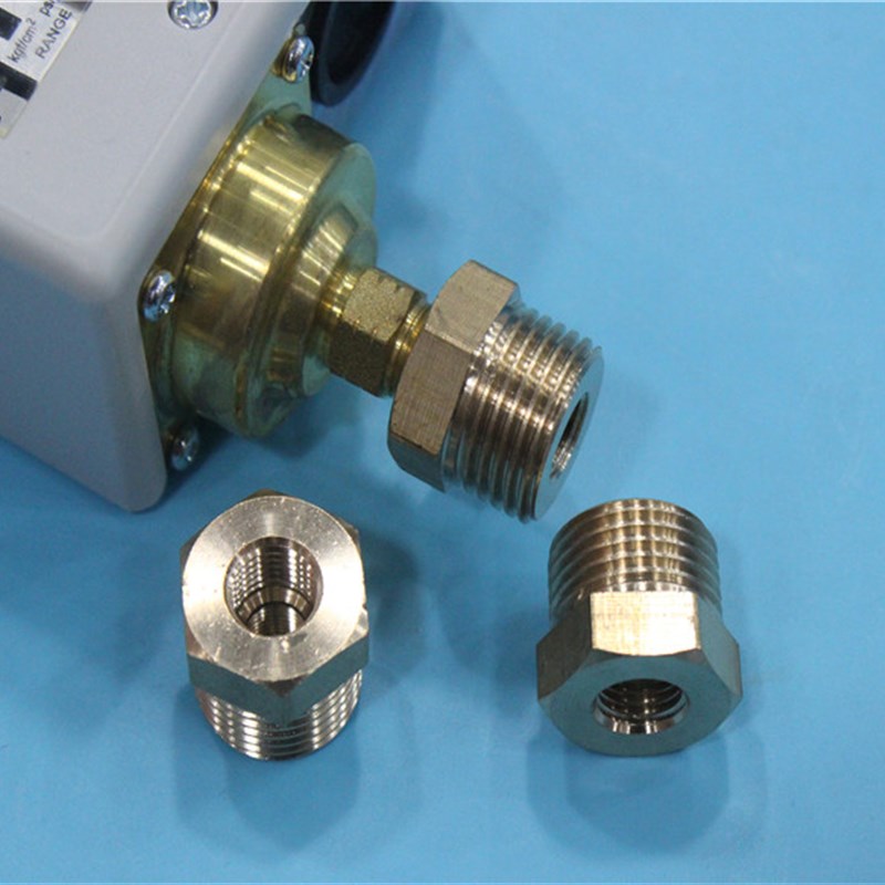 压力开关转换接头j内牙7/16转外牙1/2变径接头 内牙7/16转4分外牙