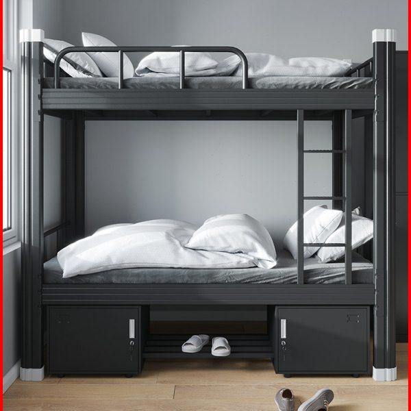 高低床铁床双层床员工上下铺学生宿舍床寝室铁艺1米公寓双人床钢