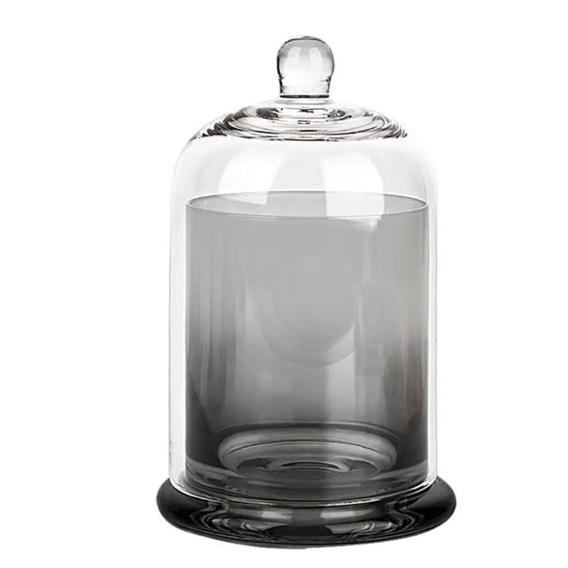 扩香石无火观夏香薰摆件玻璃罩瓶石头家用L精油香薰杯容器卧室香