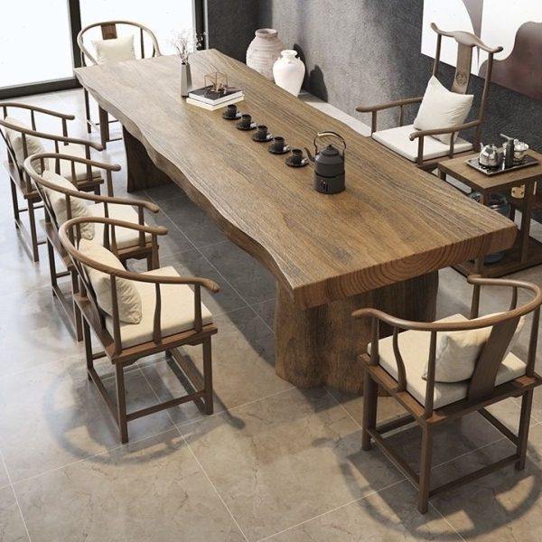 实木茶桌椅组合大板整板原木厚板办公室家用客厅泡茶台现代喝茶桌,住宅家具,家用茶台/茶桌,淘宝优惠券,粉丝福利购,淘宝优惠卷