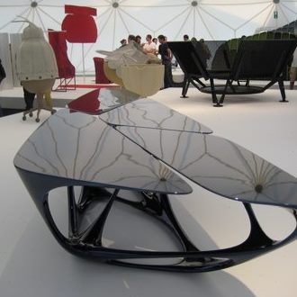 扎哈茶几 玻璃钢茶 酒店样板房会客厅异形茶几咖啡桌 Mesa Table