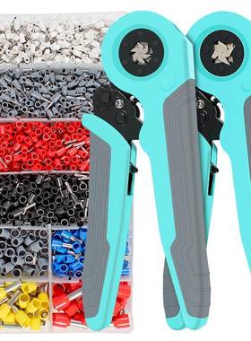 VSC810-6管型插针压线钳电工专用10-4针形管压接EN/VE冷压端子钳