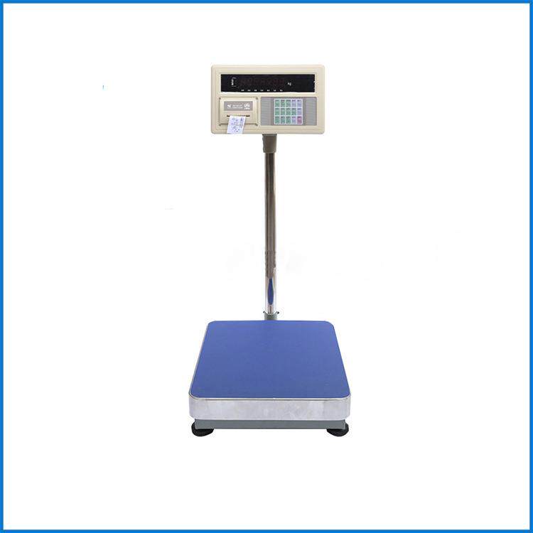 上海耀华XK3190-A9+P带打印票据电子台秤300kg/20g小票打印电子秤