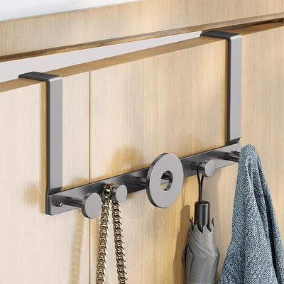 超长款创意门后挂钩5cm厚门高门儿童房门上卡夹式衣服挂衣架免钉