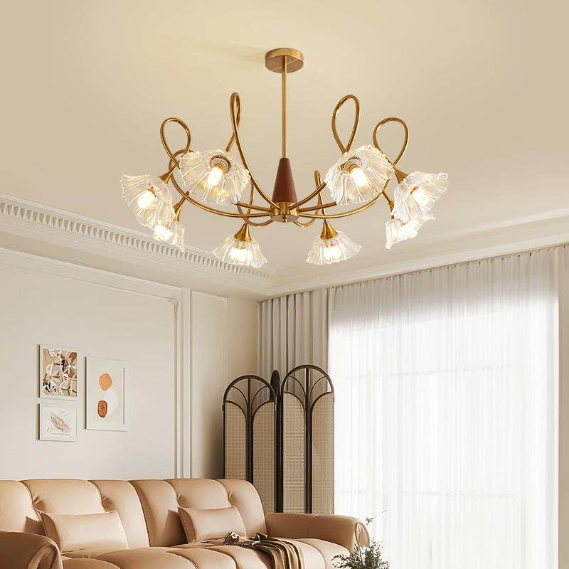 法式复古客厅吊灯北欧中古餐厅花型玻璃轻奢美式简约艺术卧室灯具,机械设备,其他机械设备,淘宝优惠券,粉丝福利购,淘宝优惠卷