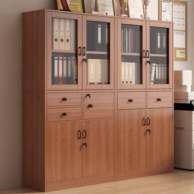 书柜带玻璃门办公室落地置物架靠墙简易书架储物柜收纳柜展示柜,模玩/动漫/周边/娃圈三坑/桌游,模型制作工具/辅料耗材,淘宝优惠券,粉丝福利购,淘宝优惠卷