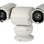 双光云台红外热成像可见光双仓双侧载监控摄像机森林防火船载车载