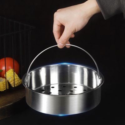 304不锈钢电饭煲蒸笼3/4/5升L蒸格20/21/22CM通用防烫提手把手