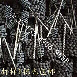 汽缸研磨刷 打磨缸体内孔抛光球 碳化硅工业球刷 油缸抛光球头刷