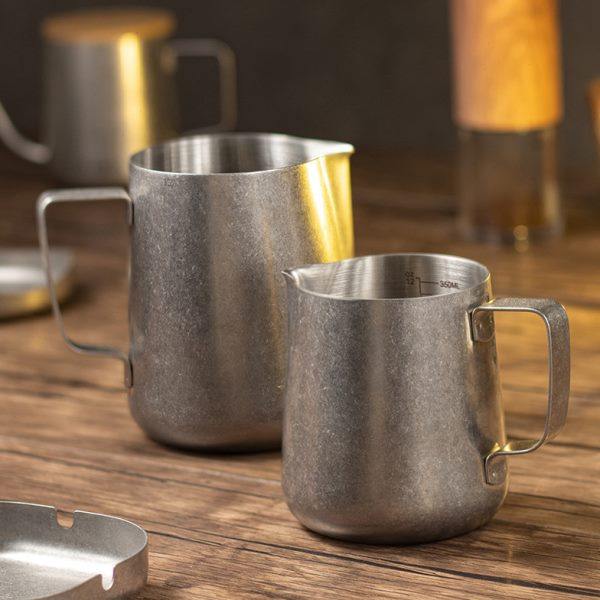 复古怀旧咖啡器具不锈钢拉花缸尖嘴咖啡拉花杯专业打奶泡杯打奶缸,餐饮具,拉花缸/拉花杯/打奶缸,淘宝优惠券,粉丝福利购,淘宝优惠卷