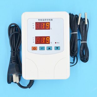 工程太阳能温差循环控制器 9901智能数显温差仪回水循环温差开关