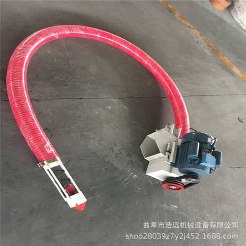 30米中驱动软管抽灰机家用220v小型手提式软管抽料机运输机