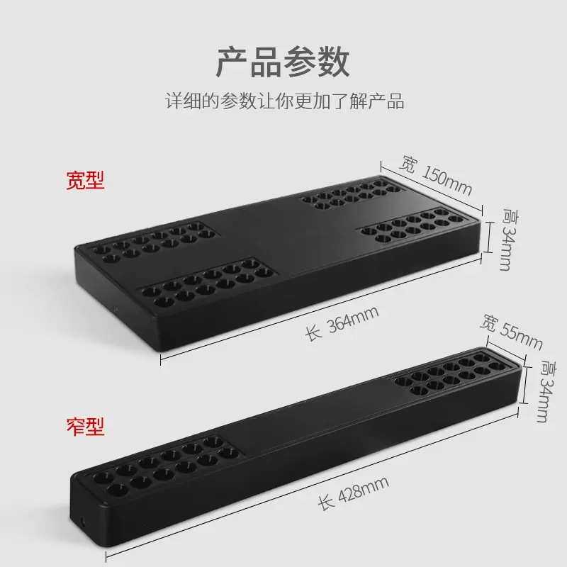 超薄明装格栅灯防眩斗胆灯极简客厅盒子灯白色吸顶方形长条射灯
