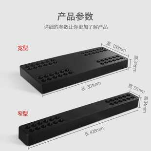 超薄明装格栅灯防眩斗胆灯极简客厅盒子灯白色吸顶方形长条射灯